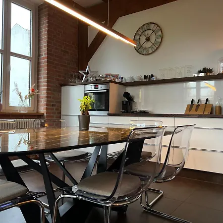 דירה Aryve Erfurterloft - Boutique Loft Zentrumsnah Mit Kostenfreien Parkplaetzen, Design-interieur Und Netflix