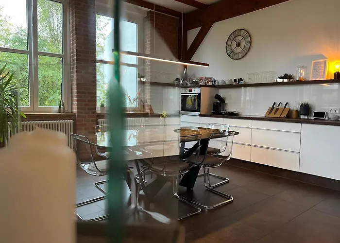 Lejlighed Aryve Erfurterloft - Boutique Loft Zentrumsnah Mit Kostenfreien Parkplaetzen, Design-interieur Und Netflix *