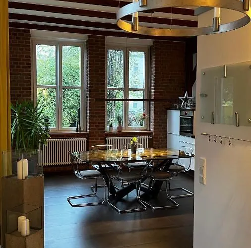 Aryve Erfurterloft - Boutique Loft Zentrumsnah Mit Kostenfreien Parkplaetzen, Design-interieur Und Netflix *