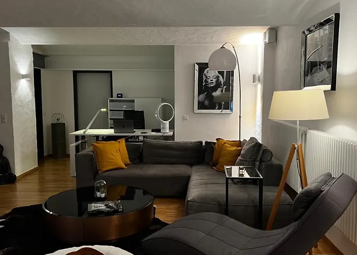 Aryve Erfurterloft - Boutique Loft Zentrumsnah Mit Kostenfreien Parkplaetzen, Design-interieur Und Netflix شقة